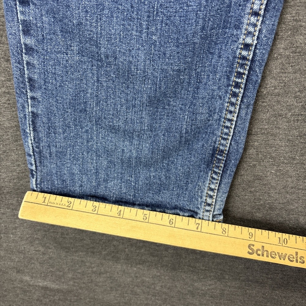 Levis 559 Jeans Mens 38x34 Straight Leg Blue Stretch Denim Work Biker Cowboy - Picture 10 of 13